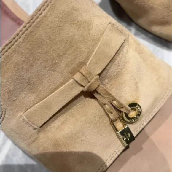 Loro piana Women's Tan Slide Sandals Size 39